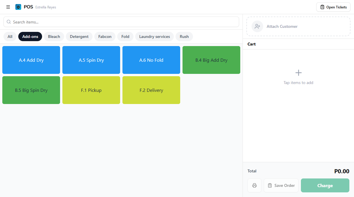 Register filtered by one category
