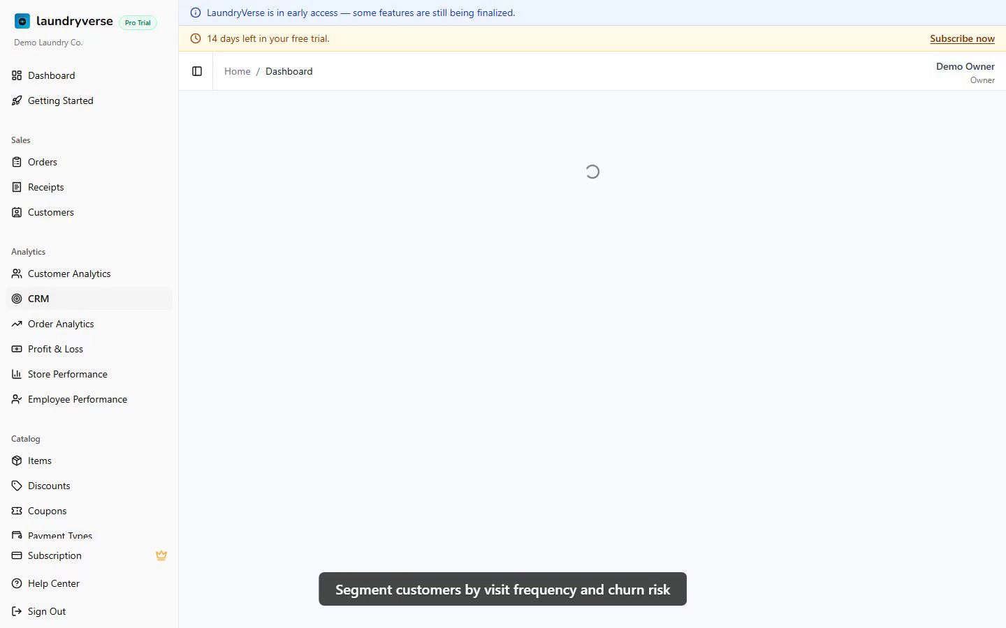 CRM dashboard walkthrough video