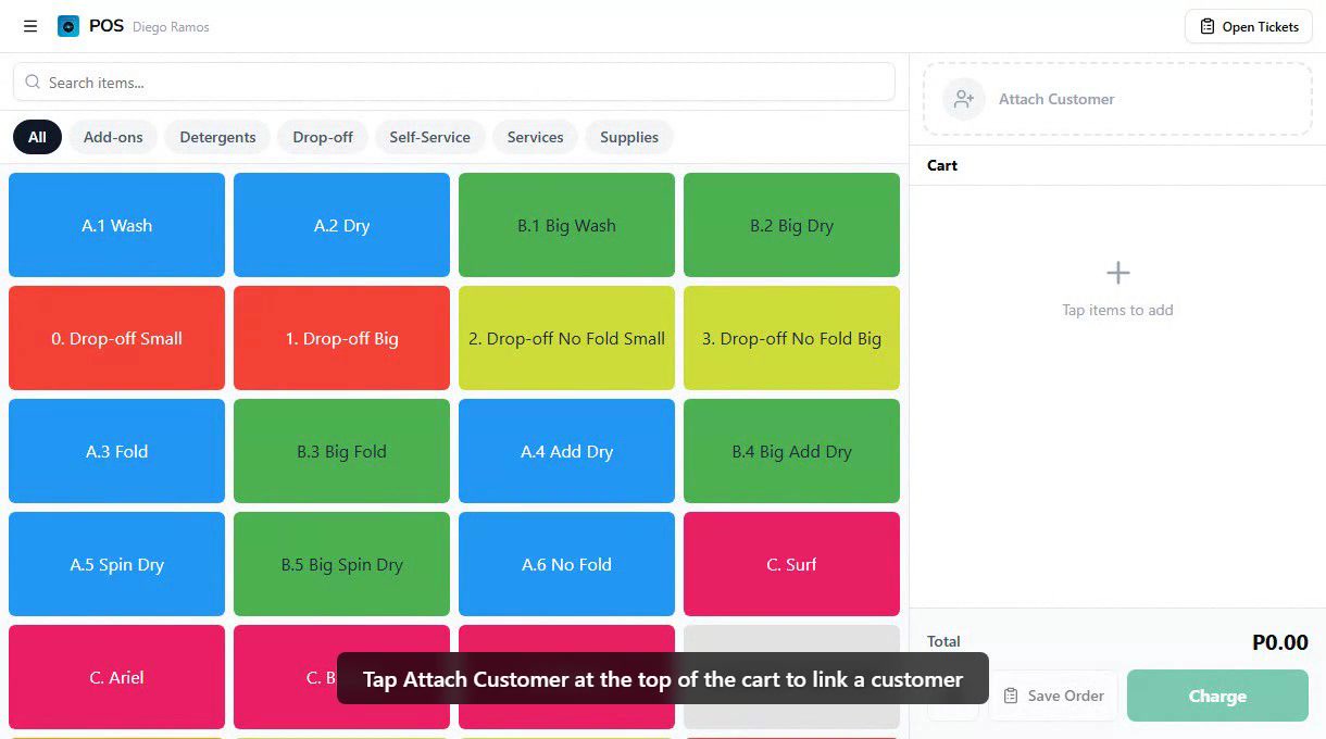 Attaching Customers walkthrough video