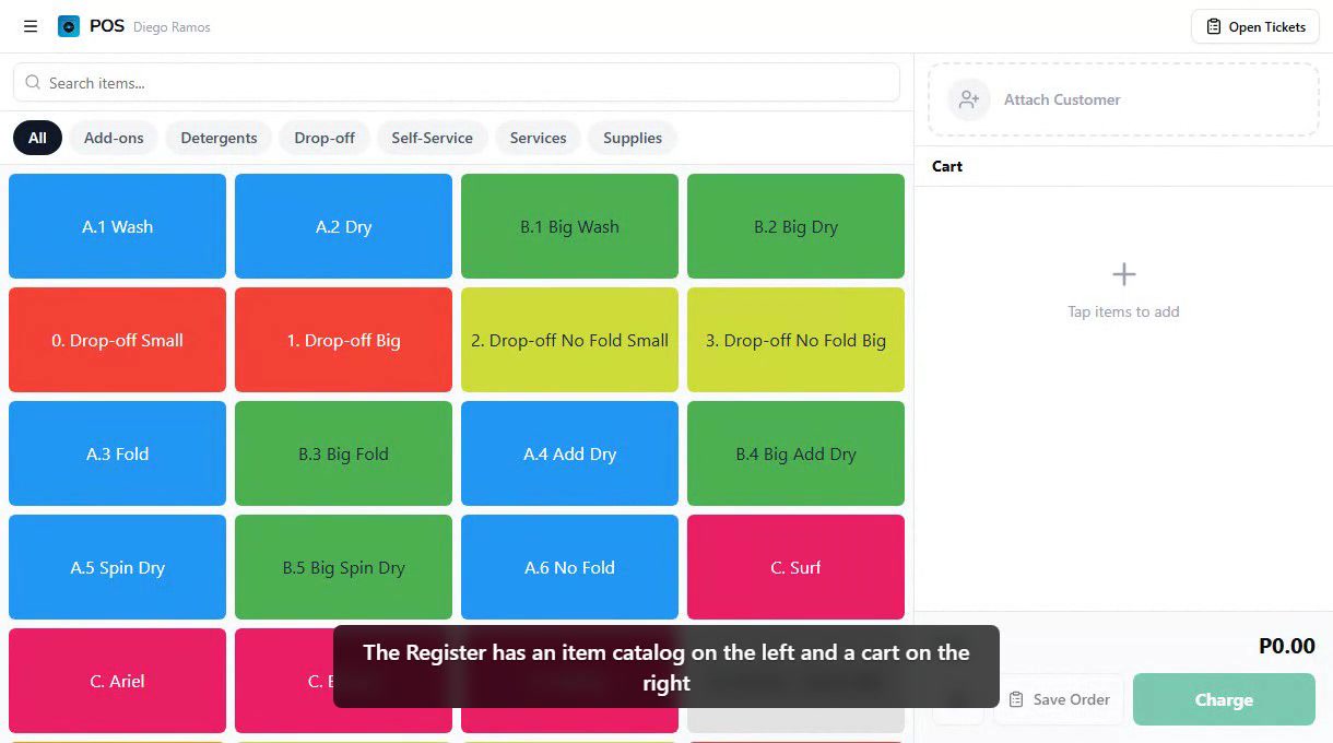 Register walkthrough video